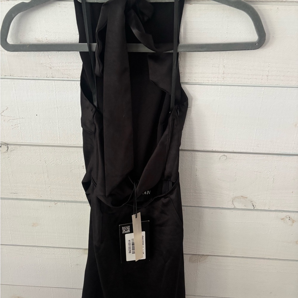 ANGEL BIBA NWT
Sonoma Halterneck Faux Wrap Twist
Back Mini Dress Black Size XS - Picture 8 of 12